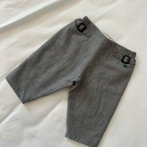 Burberry Baby Boy Gray Wool Dress Pants 12M